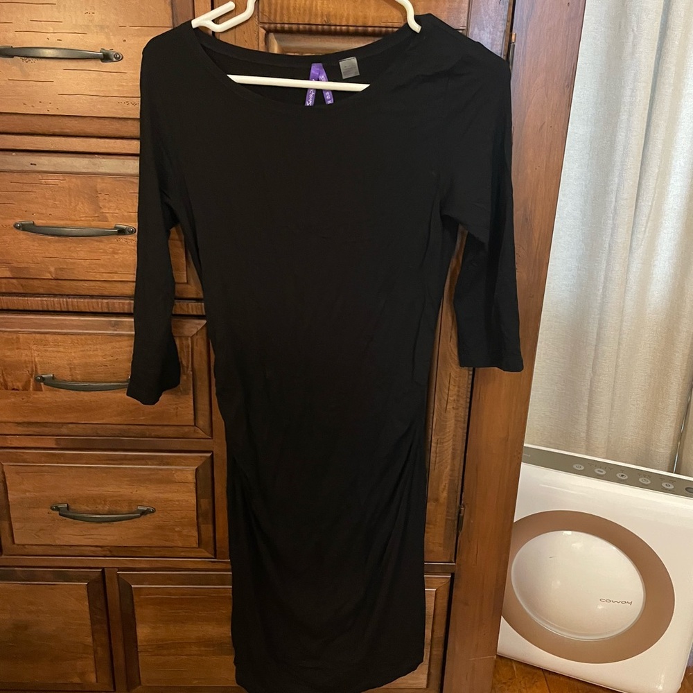 Seraphine Bodycon Black Maternity Dress, size U.S. 6